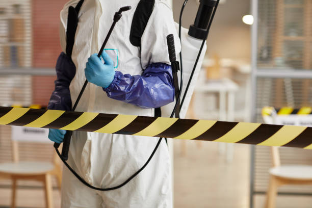 Professional Sewage Cleanup technician working in Pittsboro, NC